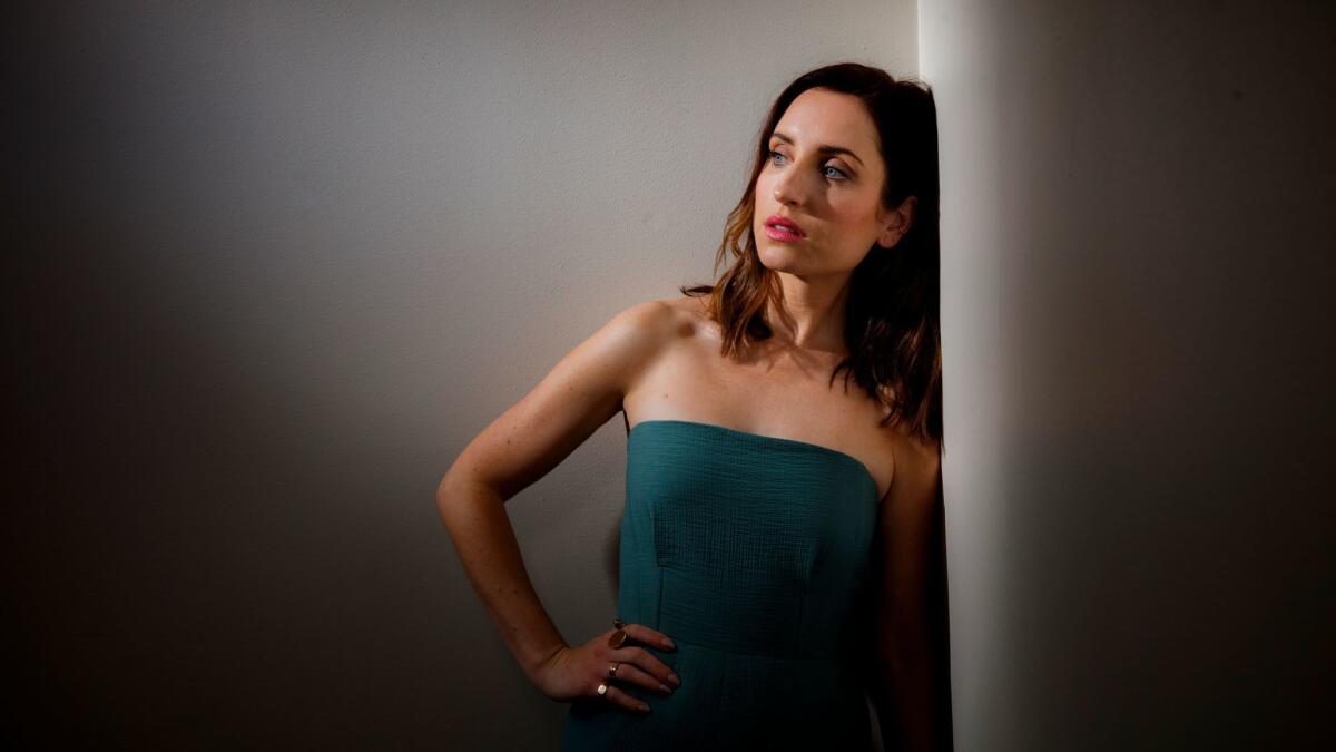 Actress and director Zoe Lister-Jones is photographed for her new film, "Band Aid." The movie follows a married couple who can't stop fighting so they turn their fights into songs and start a band.