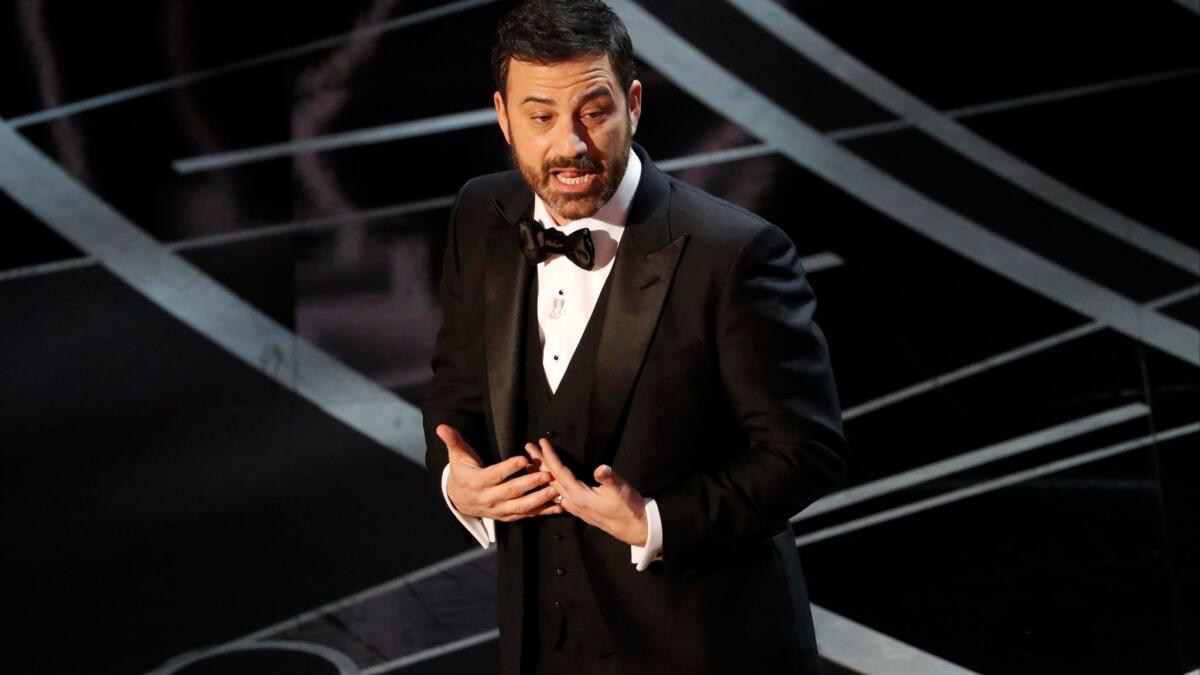Jimmy Kimmel hosted last year's Oscars as well.