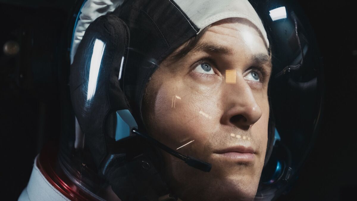 Ryan Gosling as Neil Armstrong in "First Man."