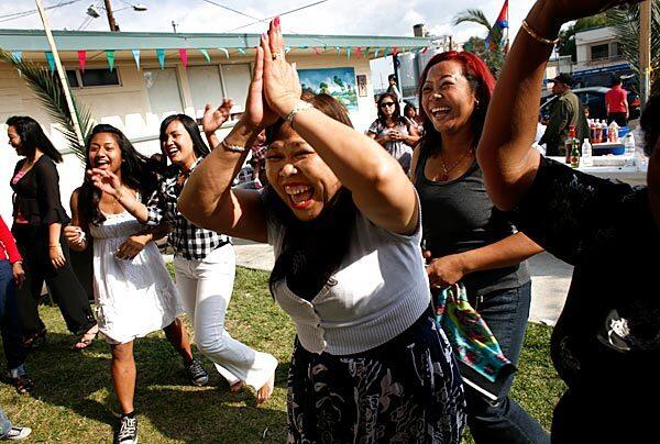Pueblo del Rio is one of Los Angeles' oldest housing developments and home to a large Cambodian community who came out in big numbers to celebrate the Cambodian New Year holiday.