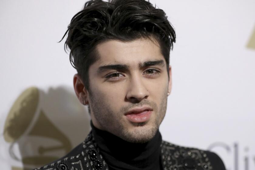 Zayn Malik attends the Clive Davis and The Recording Academy Pre-Grammy Gala at The Beverly Hilton Hotel on Saturday, Feb. 11, 2017, in Beverly Hills, Calif. (Photo by Rich Fury/Invision/AP)