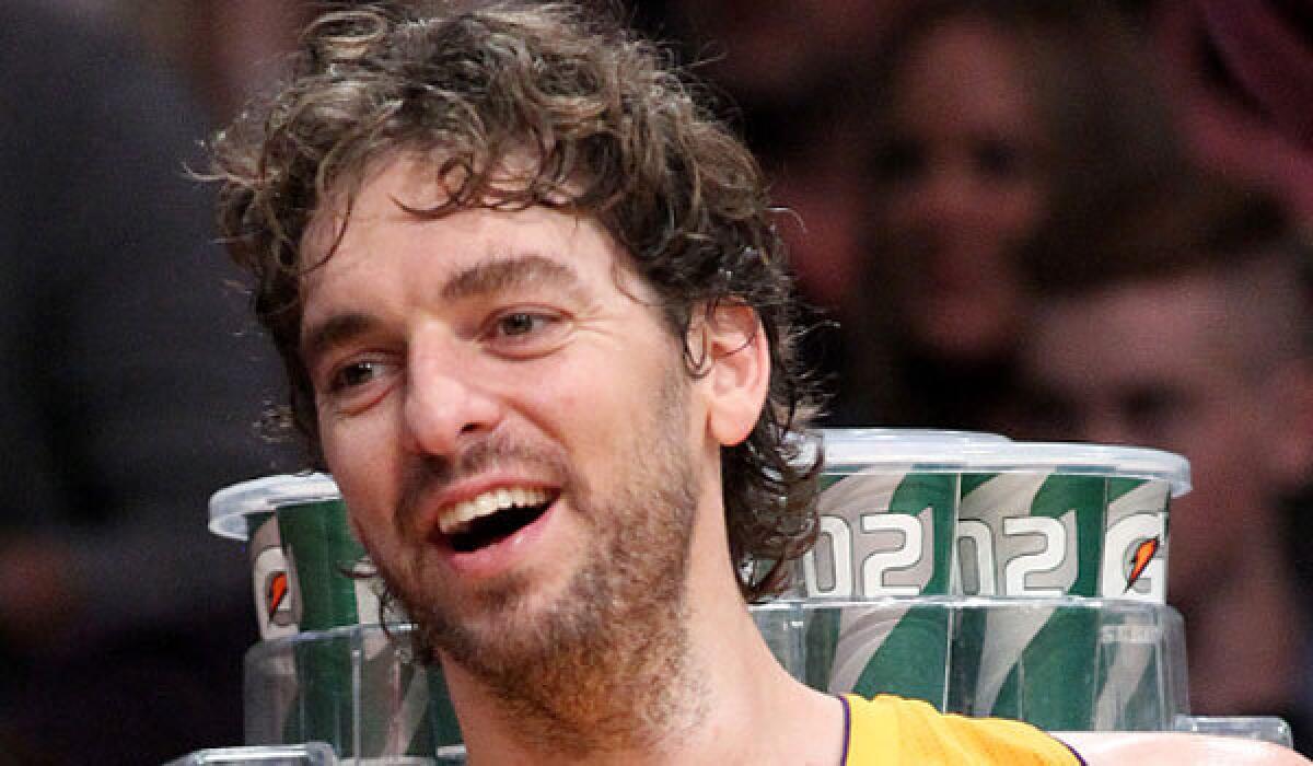 Pau Gasol is in the last year of a Lakers contract paying him $19 million this season.