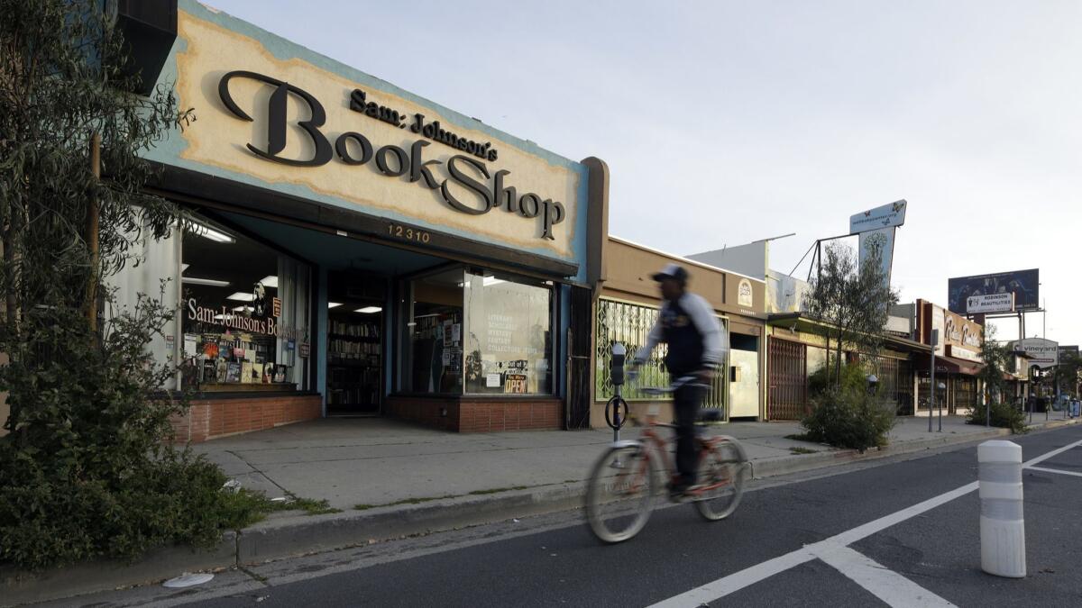 Sam: Johnson's Bookshop has been on Venice Boulevard in Mar Vista since 1987.