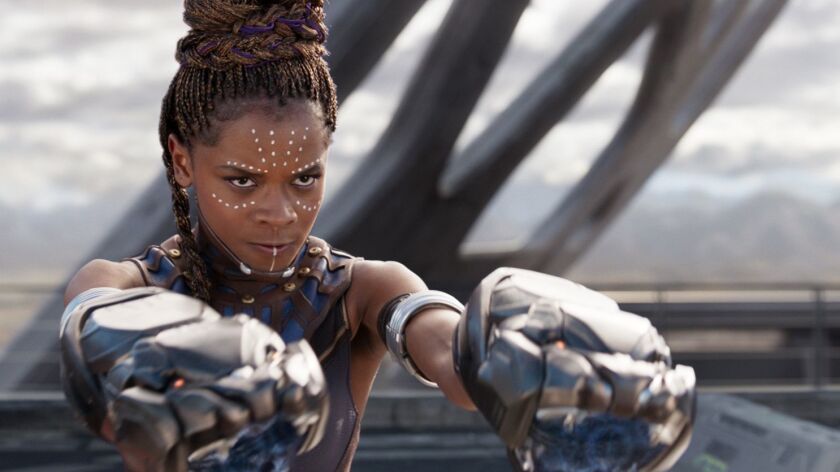 Letitia Wright as Shuri in the blockbuster "Black Panther."