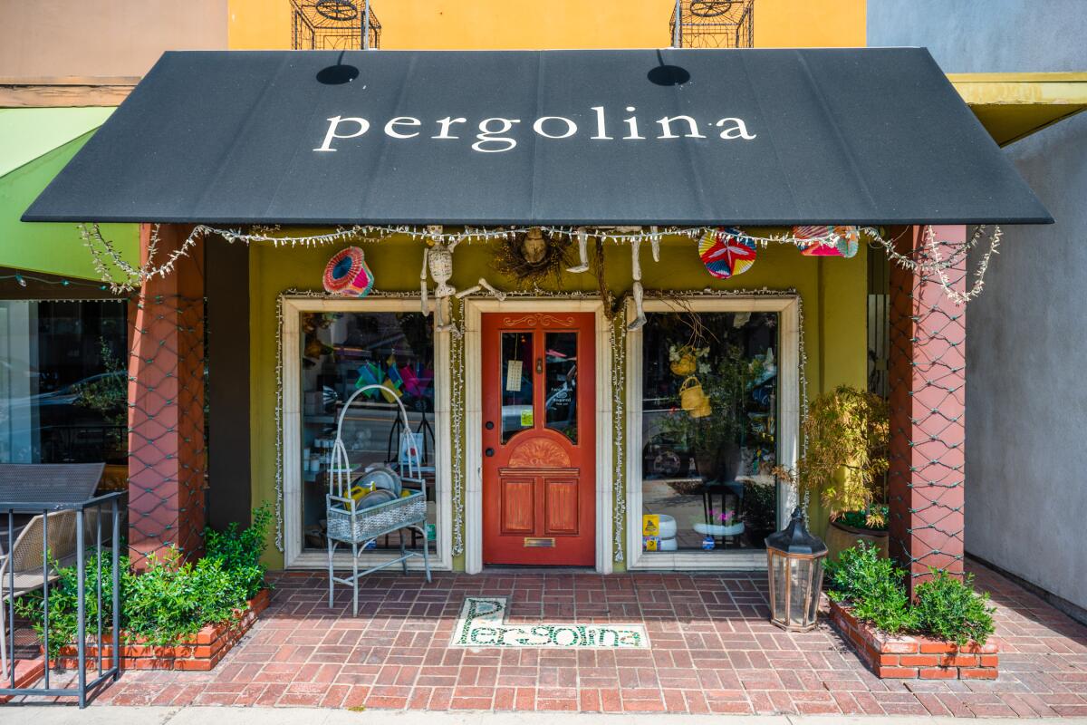 Pergolina gift shop in Toluca Lake.