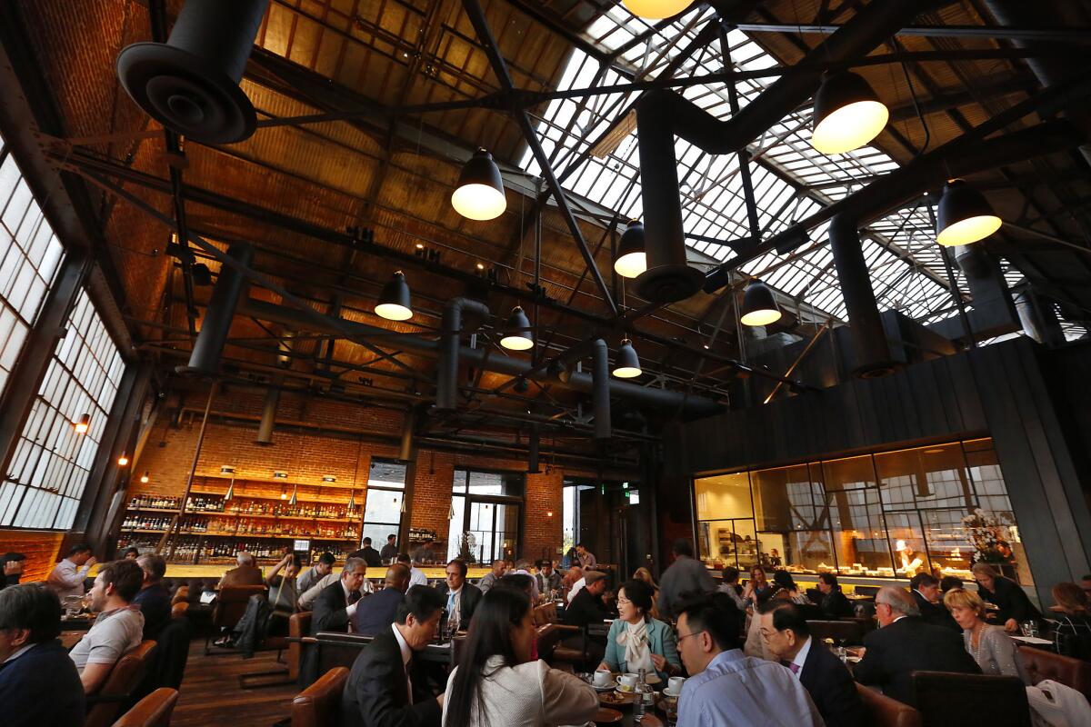 Inside Officine Brera at 1331 E. 6th St. in downtown Los Angeles.