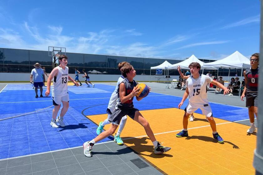 Boys basketball was one of the sports in the 40th Maccabi Games last week in San Diego.