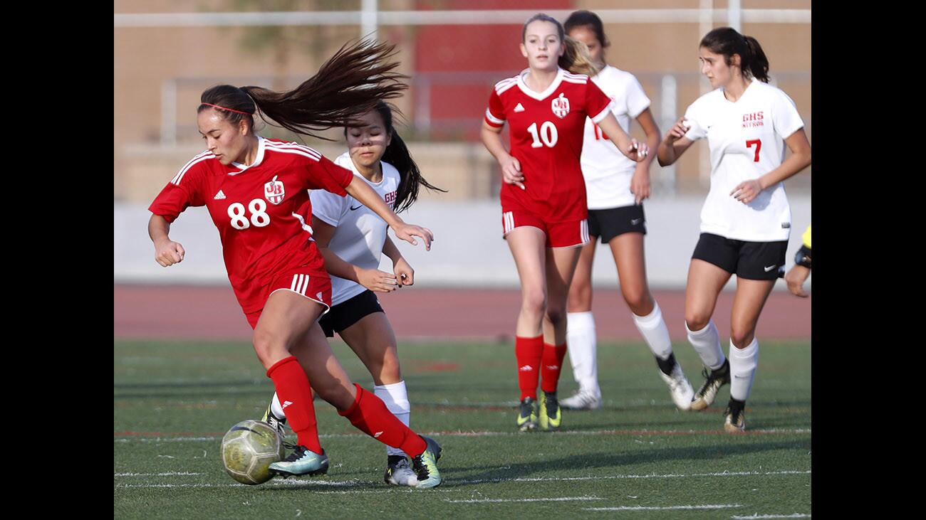 Photo Gallery: Glendale High girls soccer vs. Burroughs