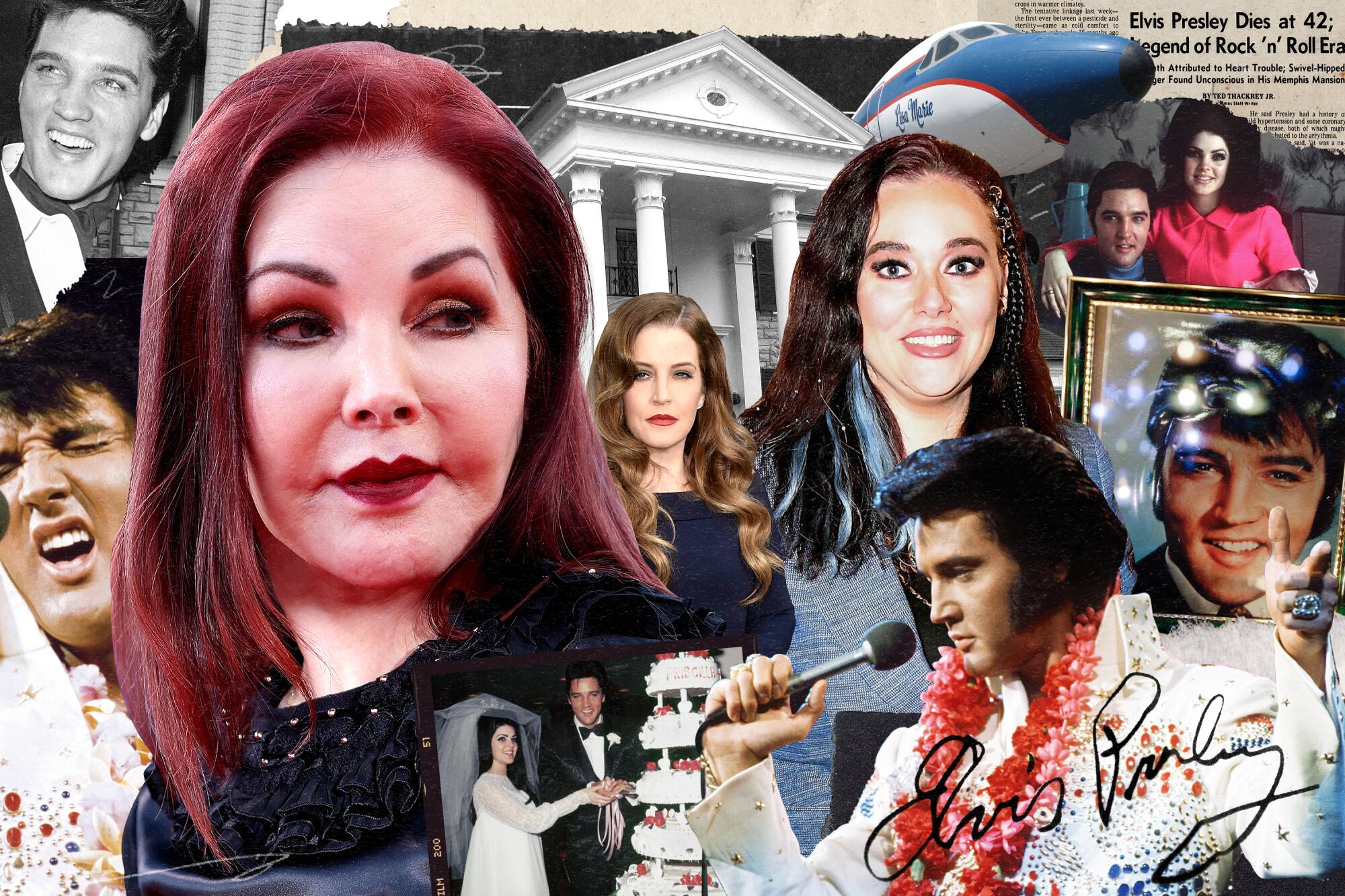Priscilla married and divorced Elvis Presley but the legal battles never end - Los Angeles Times
