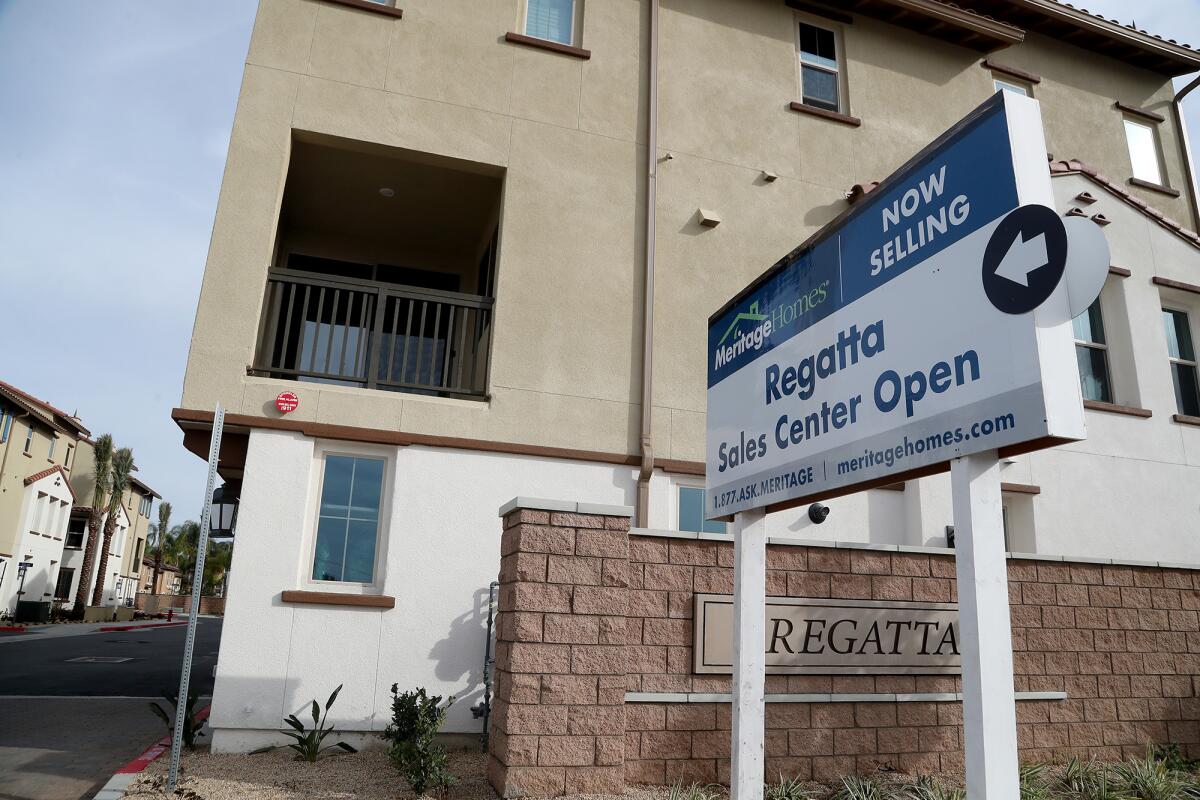 Regatta is a new condominium complex in Huntington Beach on Gothard Avenue. 