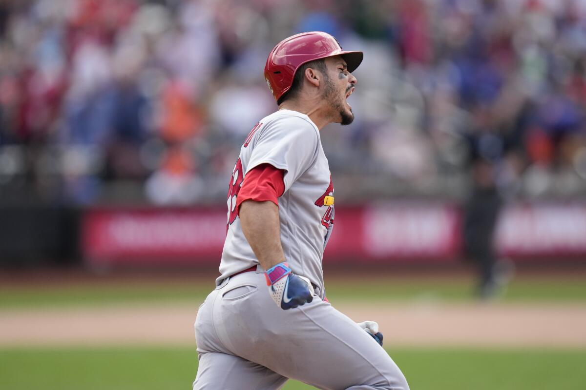Arenado homers twice, Cardinals beat Mets 8-7 to take series - The San  Diego Union-Tribune