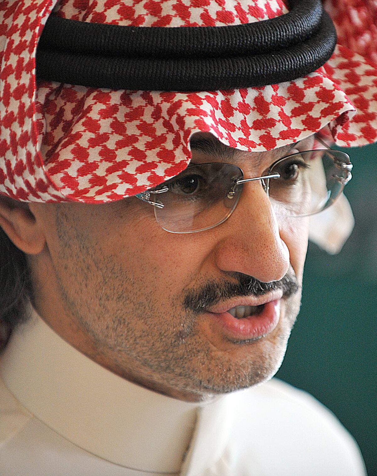Saudi Prince Alwaleed bin Talal, above at a news conference in September 2011 in Riyadh, advocates allowing Saudi women to drive.