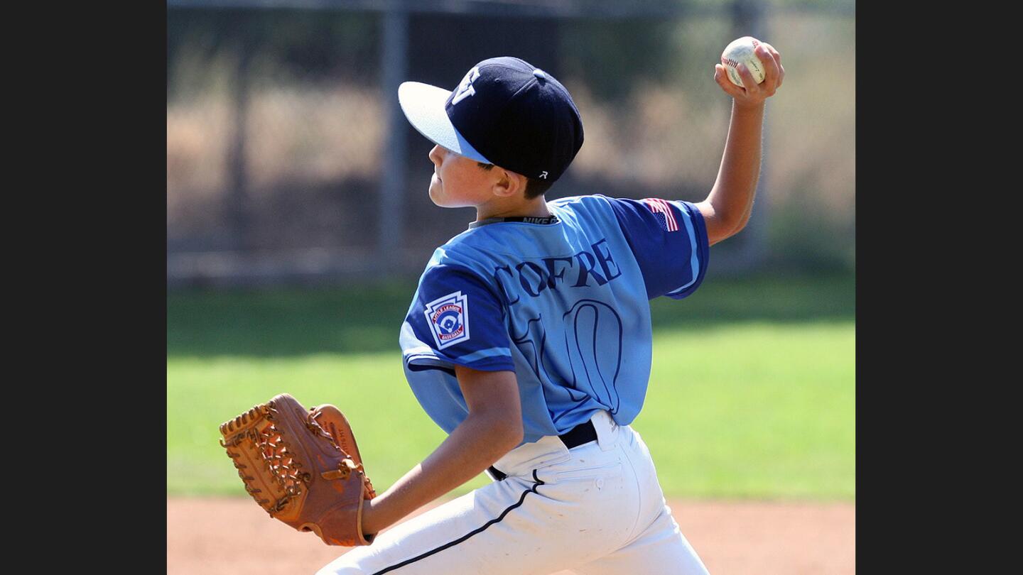 Photo Gallery: Crescenta Valley 11-year-old majors beats Vaqueros in District 16 Little League championship