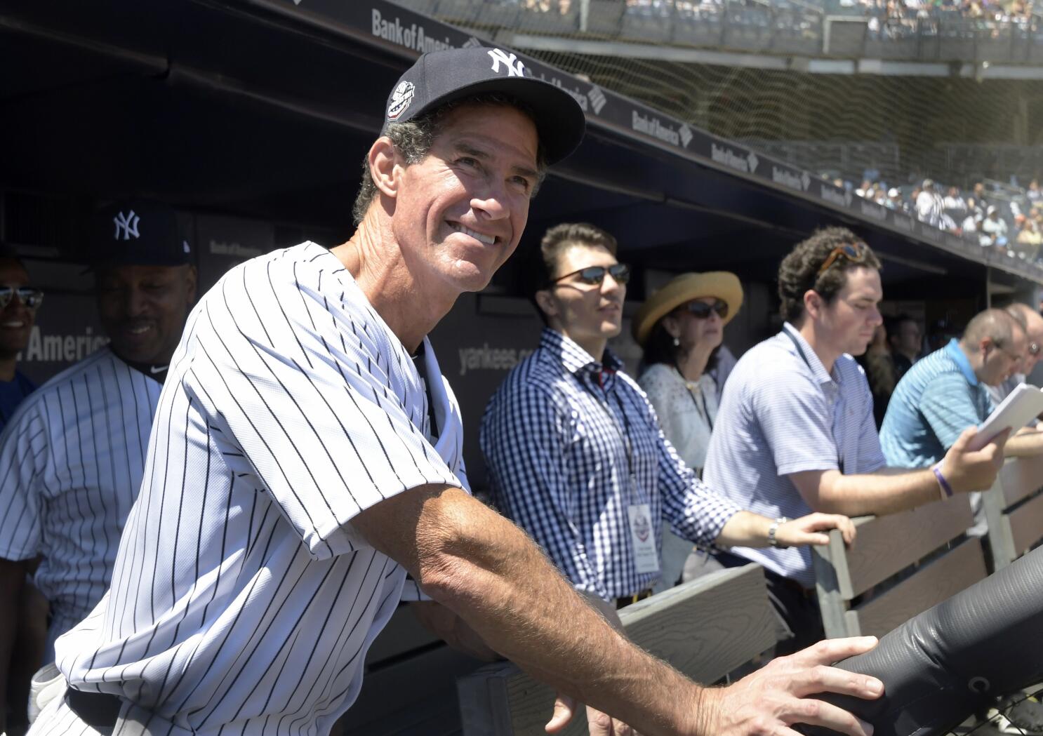 Paul O'Neill of the New York Yankees during Game Three of the World   New york yankees, New york yankees stadium, New york yankees baseball