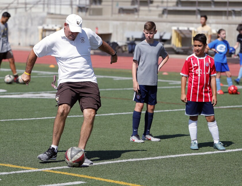 St. Francis builds for future through summer soccer camp Los Angeles