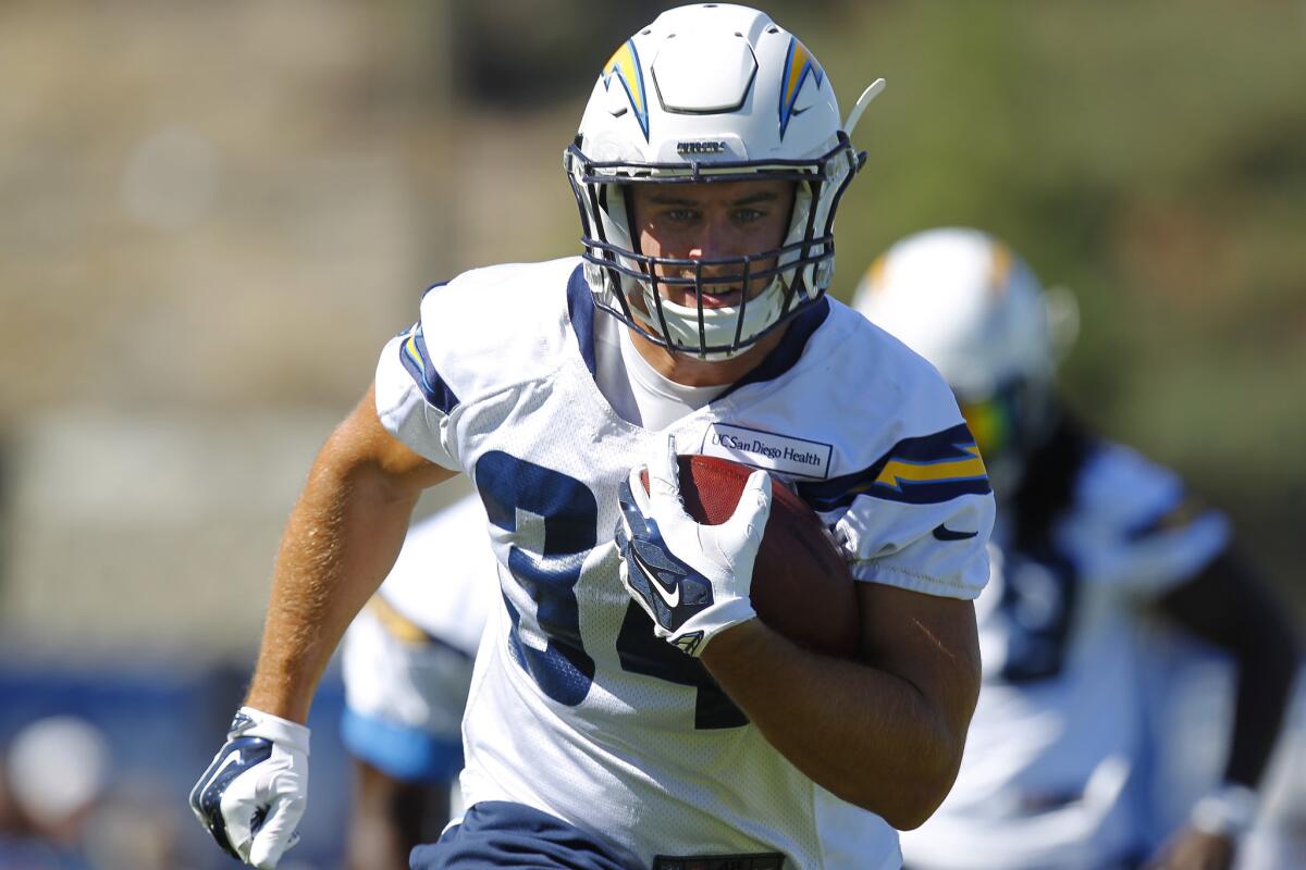 Derek Watt San Diego Chargers.