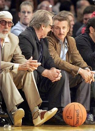 Sean Penn, Jack Nicholson, Lakers