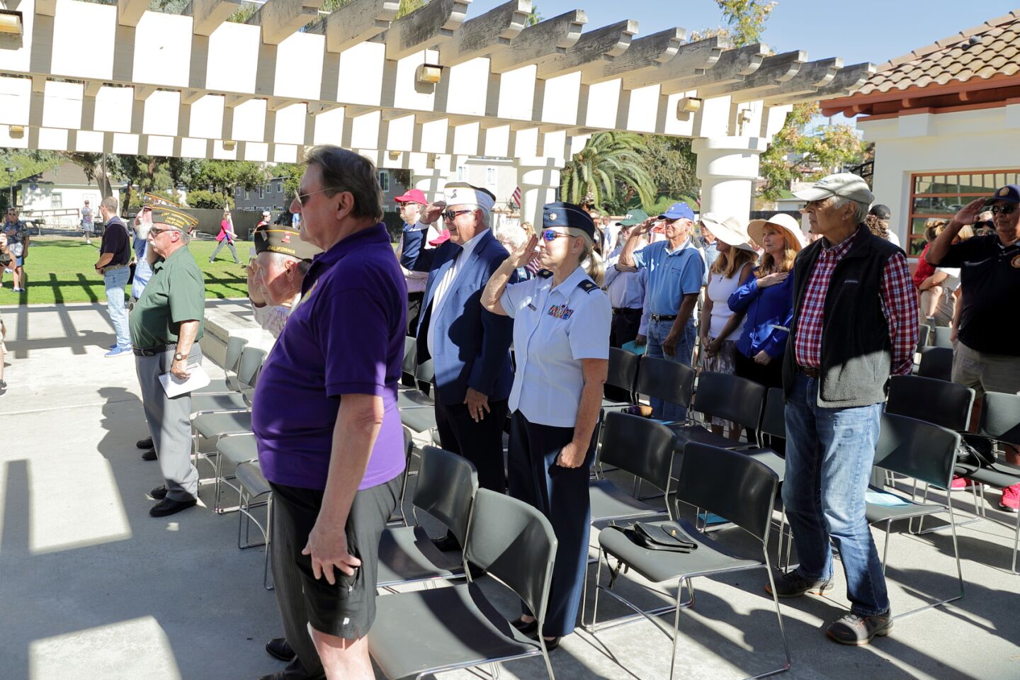 Solana Beach Veterans Day Program 2021 at La Colonia Park
