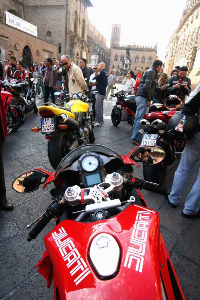 Ducati attracts a crowd