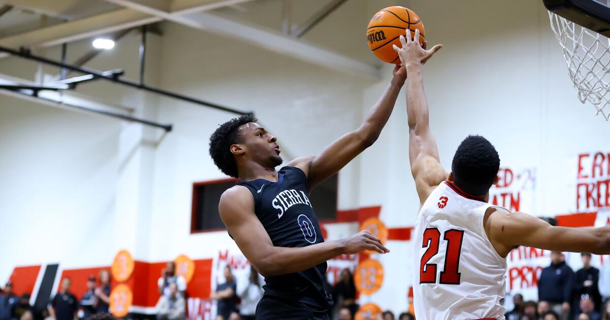 Watch: In front of LeBron James, Corona Centennial spoils Bronny's Sierra  Canyon season debut to win title - Sports Illustrated High School News,  Analysis and More