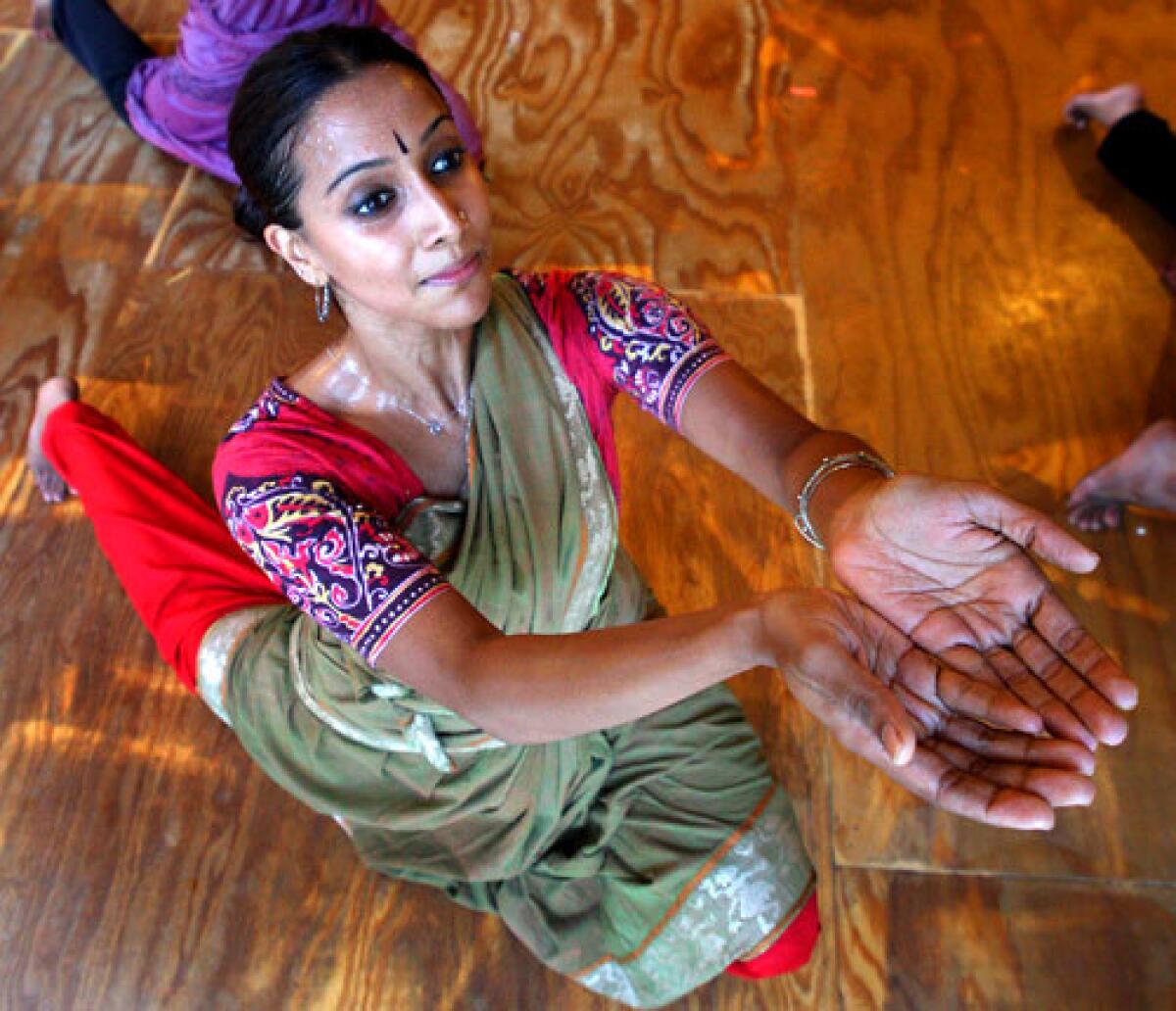 SOUTH INDIAN IDIOM: Mythili Prakash sees bharata natyam as a spiritual practice.