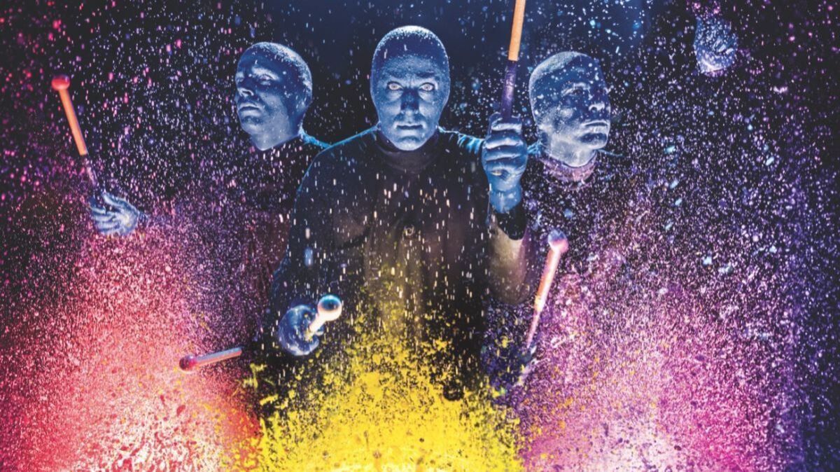 Blue Man Group plays the Pantages in September and October, then swings back through in January for dates at Segerstrom Center.