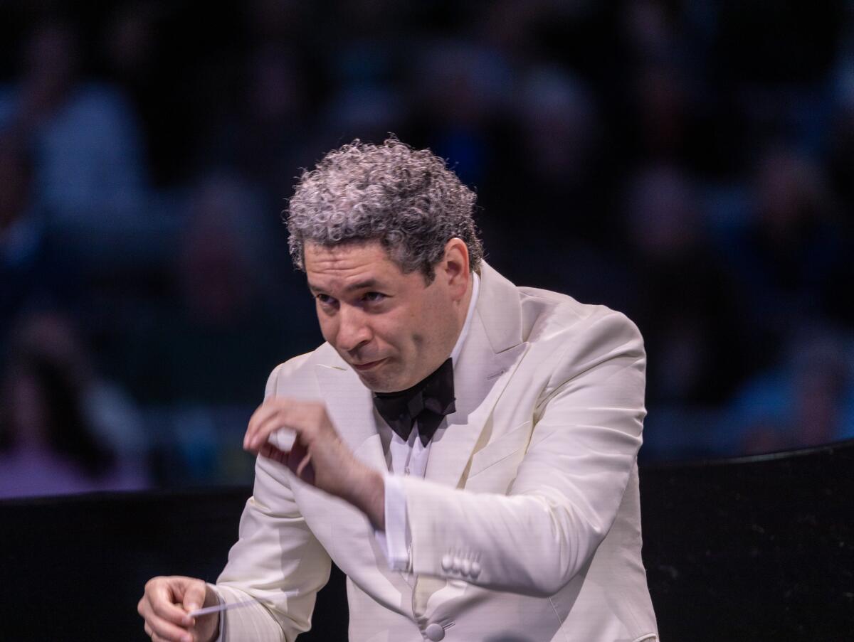 Gustavo Dudamel conducts the Los Angeles Philharmonic at the Hollywood Bowl.