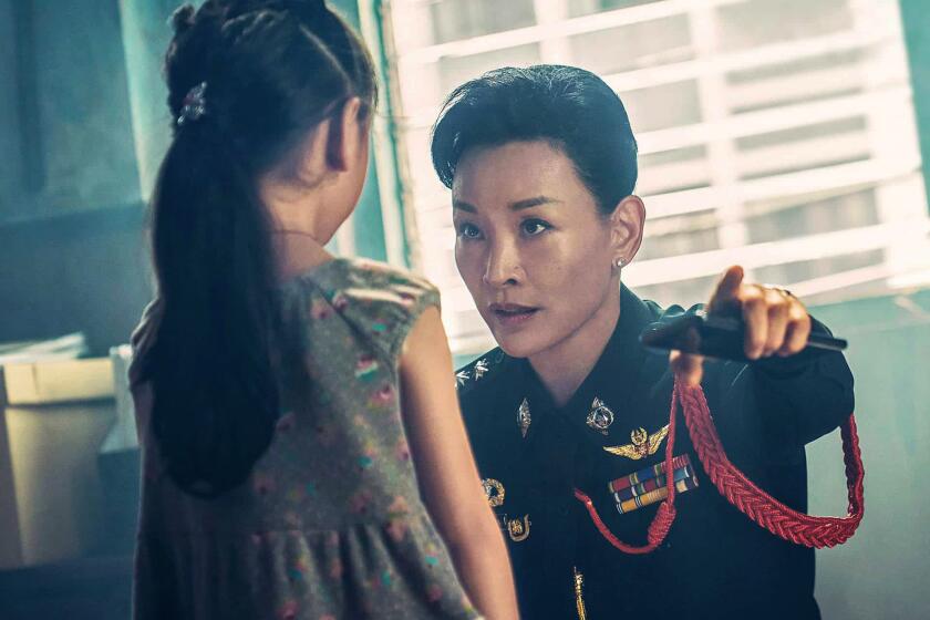 Xiran Zhang, left, and Joan Chen in the drama “Sheep Without a Shepherd”