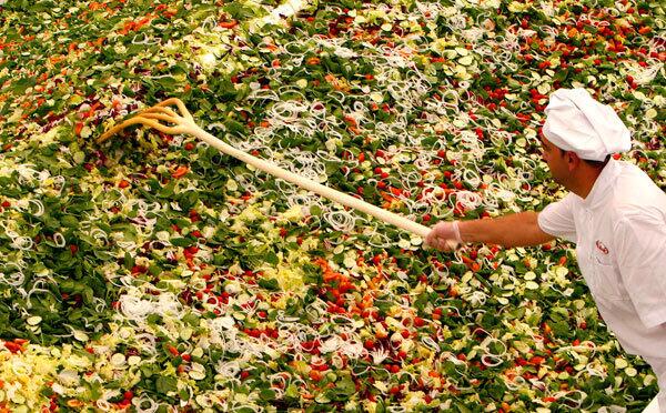 World's biggest green salad