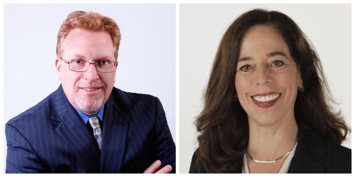 Challenger Cory Briggs and incumbent Mara Elliott are running for San Diego city attorney.