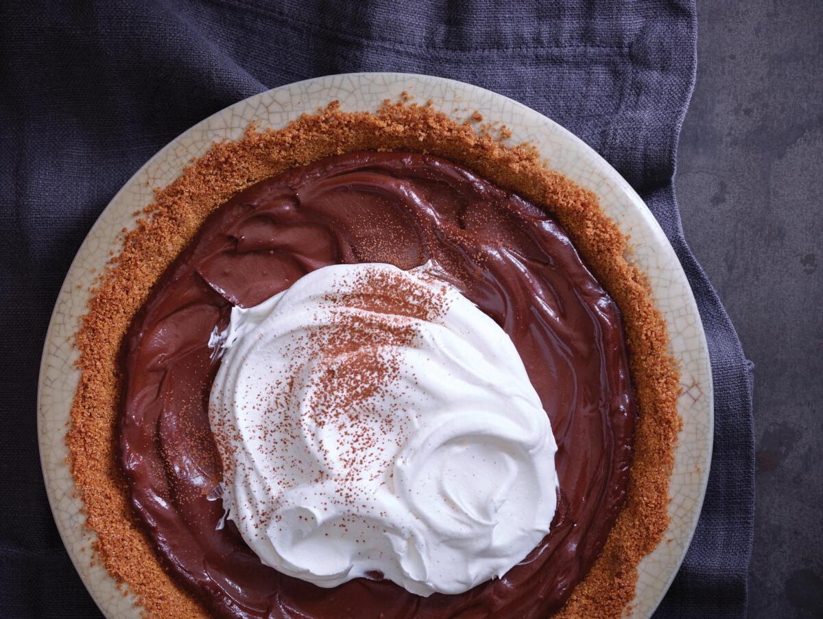 The New Chocolate Cream Pie, excerpted from Flavor Flours by Alice Medrich (Artisan Books). Copyright © 2014.