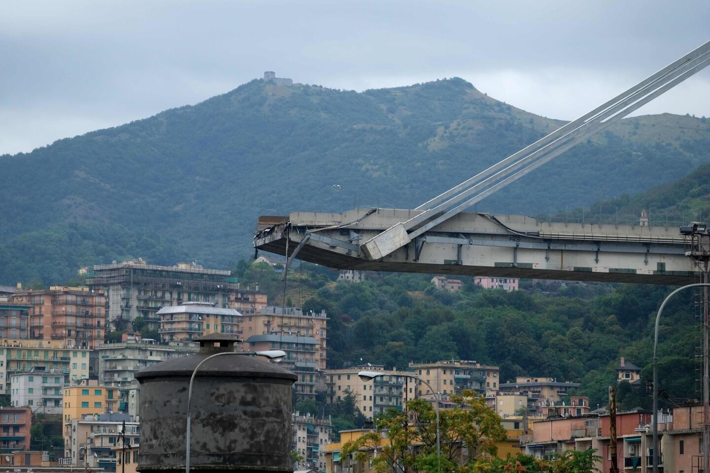 Bridge collapse in Italy