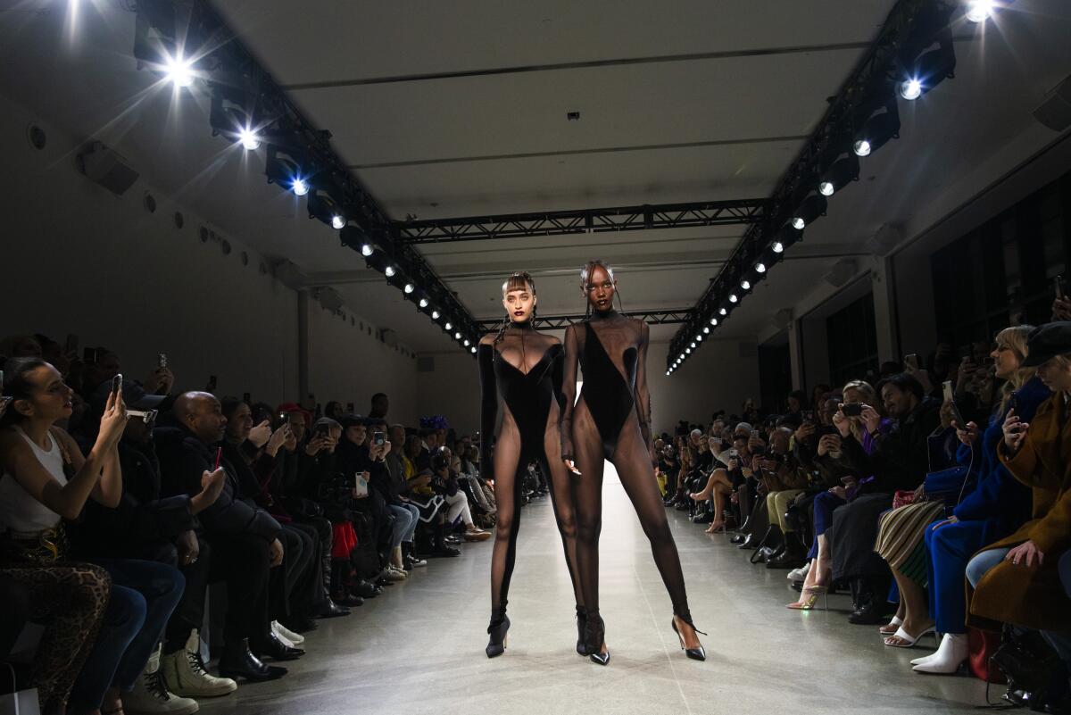LaQuan Smith puts on a NY Fashion Week show of sexy black - The
