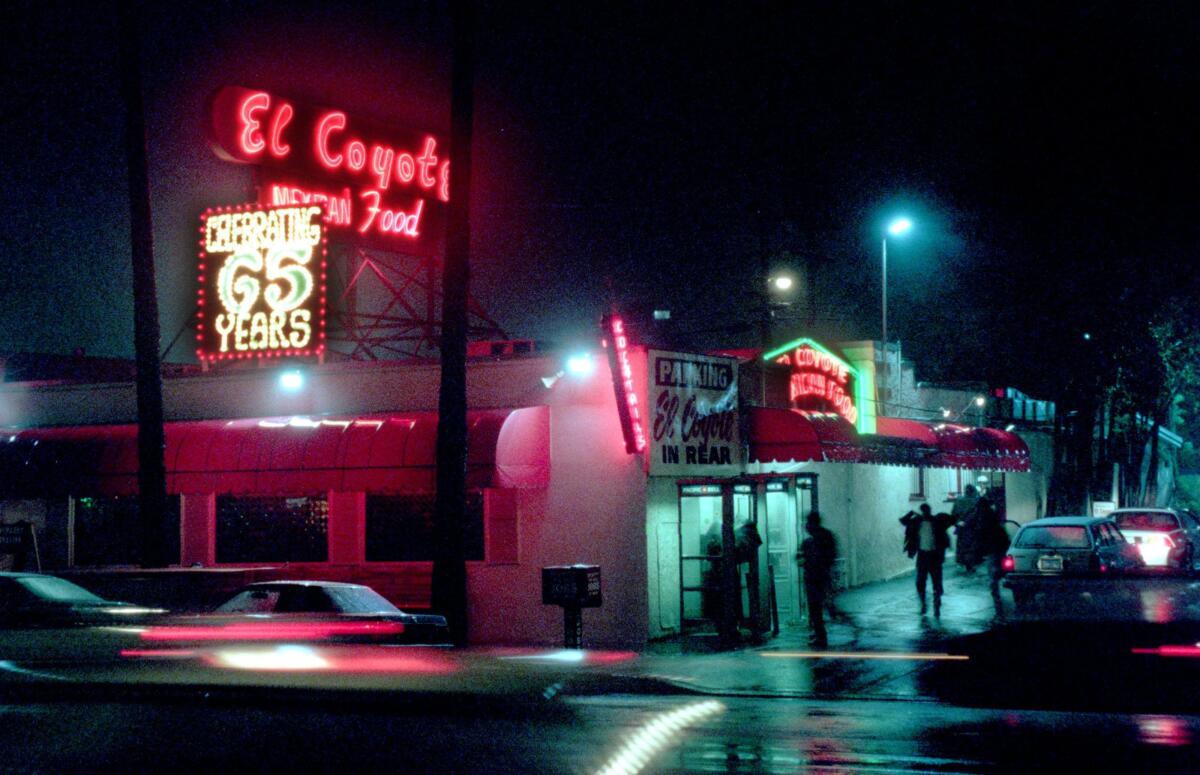 El Coyote figures prominently in "Once Upon a Time ... in Hollywood."
