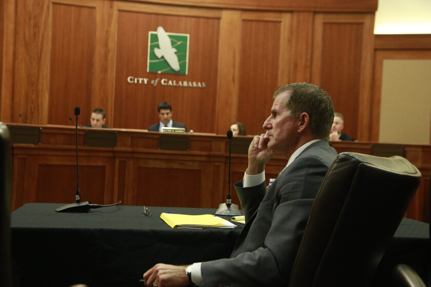 David Galasso, a regional Wells Fargo executive, testified Tuesday in Calabasis at a state Assembly committee hearing over the bank's accounts scandal.
