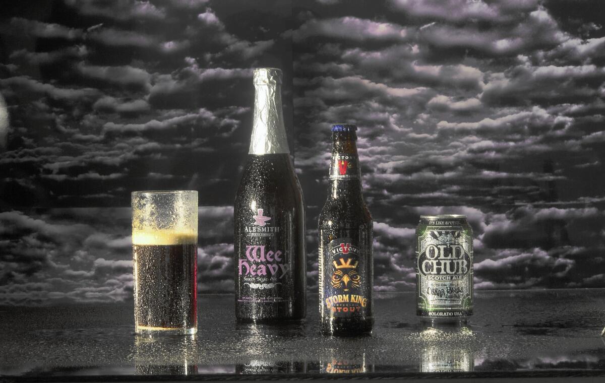 Dark and stormy nights were made for dark and sudsy beer.