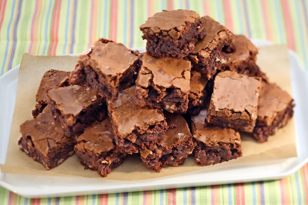 Perfect for the chocolate lover. Recipe: Boudin Bakery's brownies