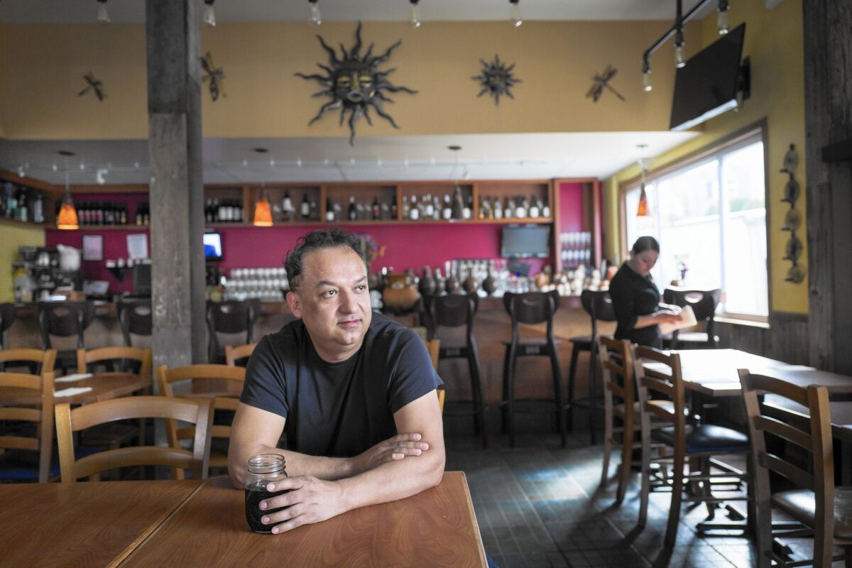 Lito Saldana, chef and owner of Los Moles, a popular Mexican restaurant in Emeryville, Calif., says he has bumped up the price of every menu item by 10% to offset rising food and labor costs.