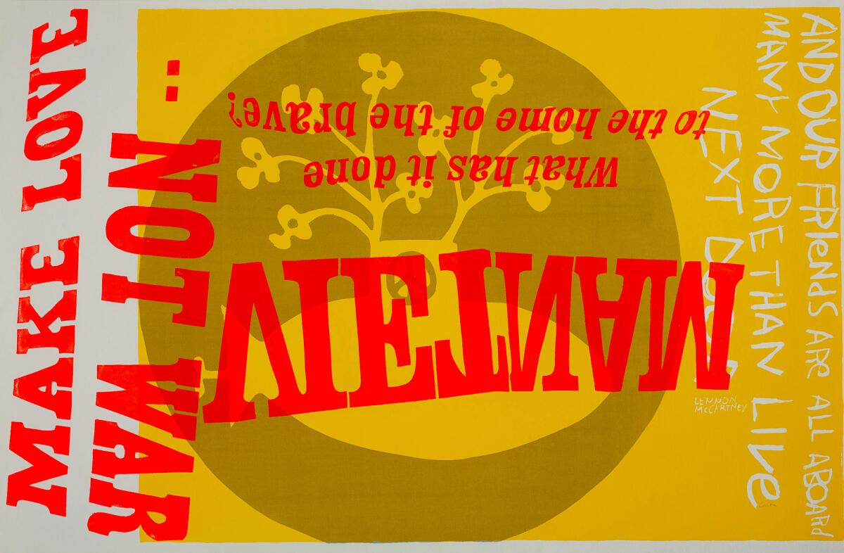 Corita Kent 1967 serigraph representation courtesy of Corita Art Center, Los Angeles, corita.org