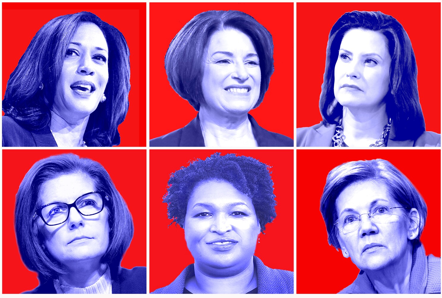 Biden Praises Potential Veep Picks Whitmer And Abrams Los Angeles Times