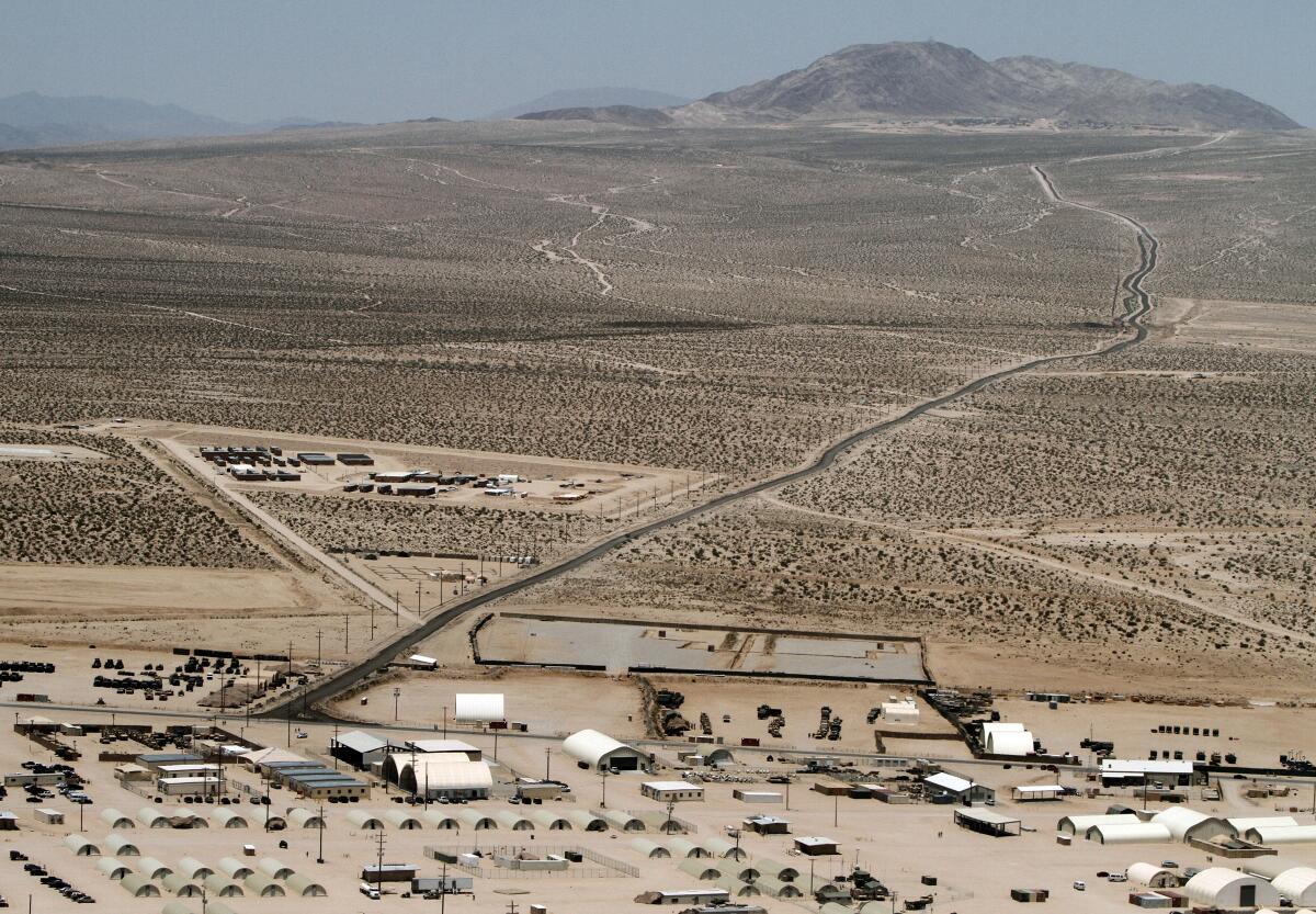 Twentynine Palms Marine combat training base