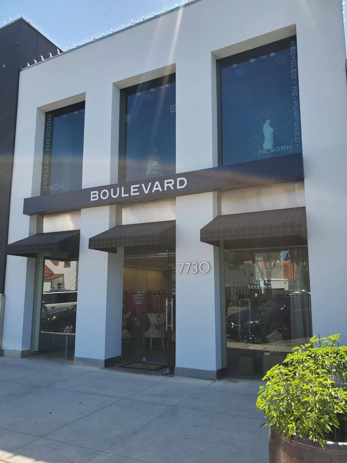 The Boulevard store at 7730 Girard Ave. in La Jolla will provide clothes for New York Fashion Week.