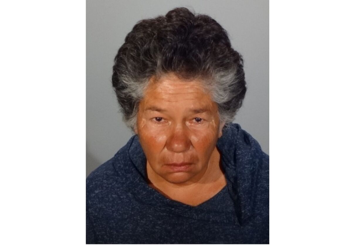 Jackie Rita Williams, a 65-year-old woman from Glendale, is accused of defacing the Korean Comfort Women Peace Monument