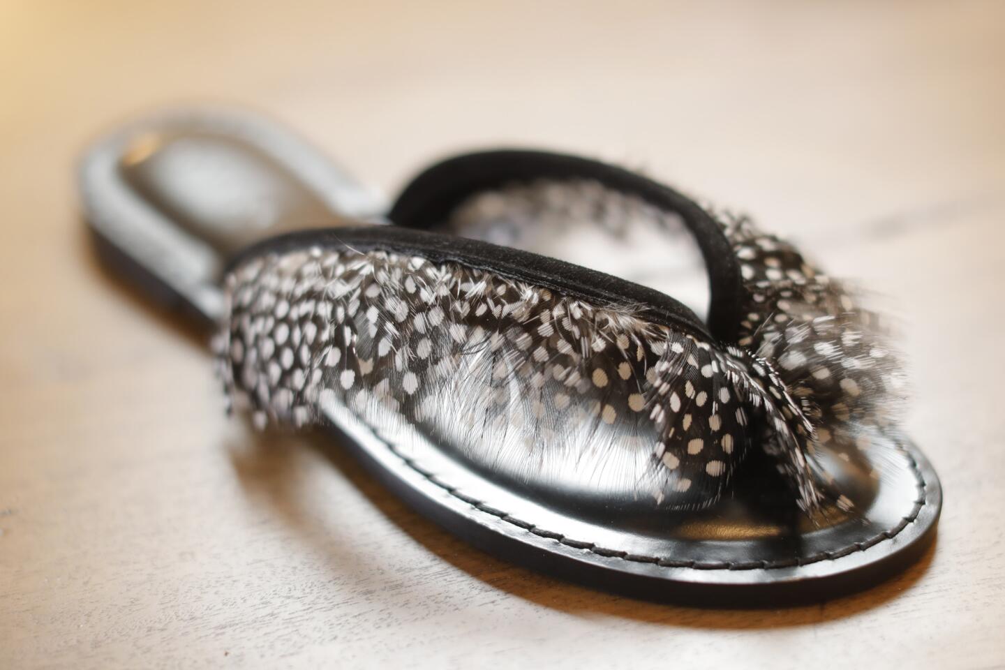A closer look at custom sandal label Amanu