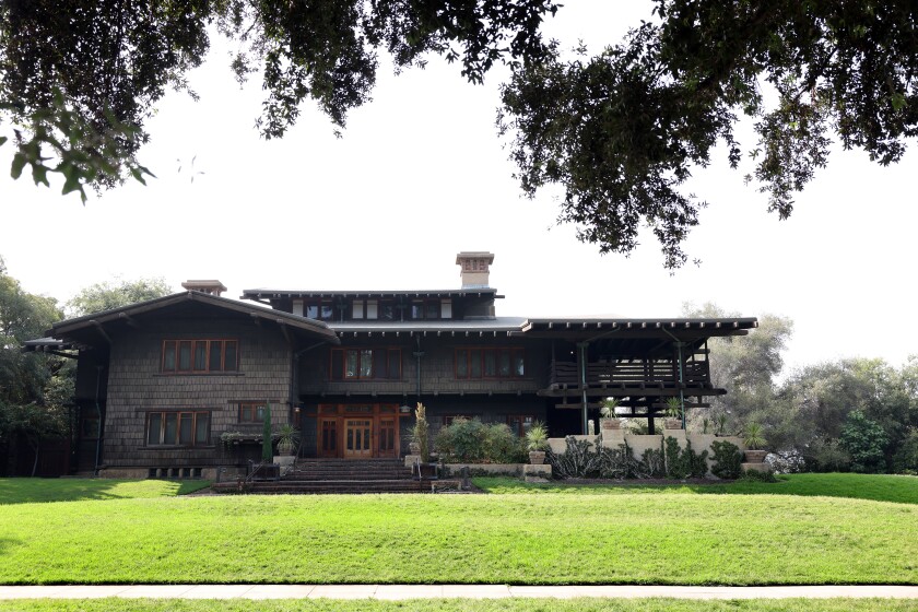 Gamble House from the street