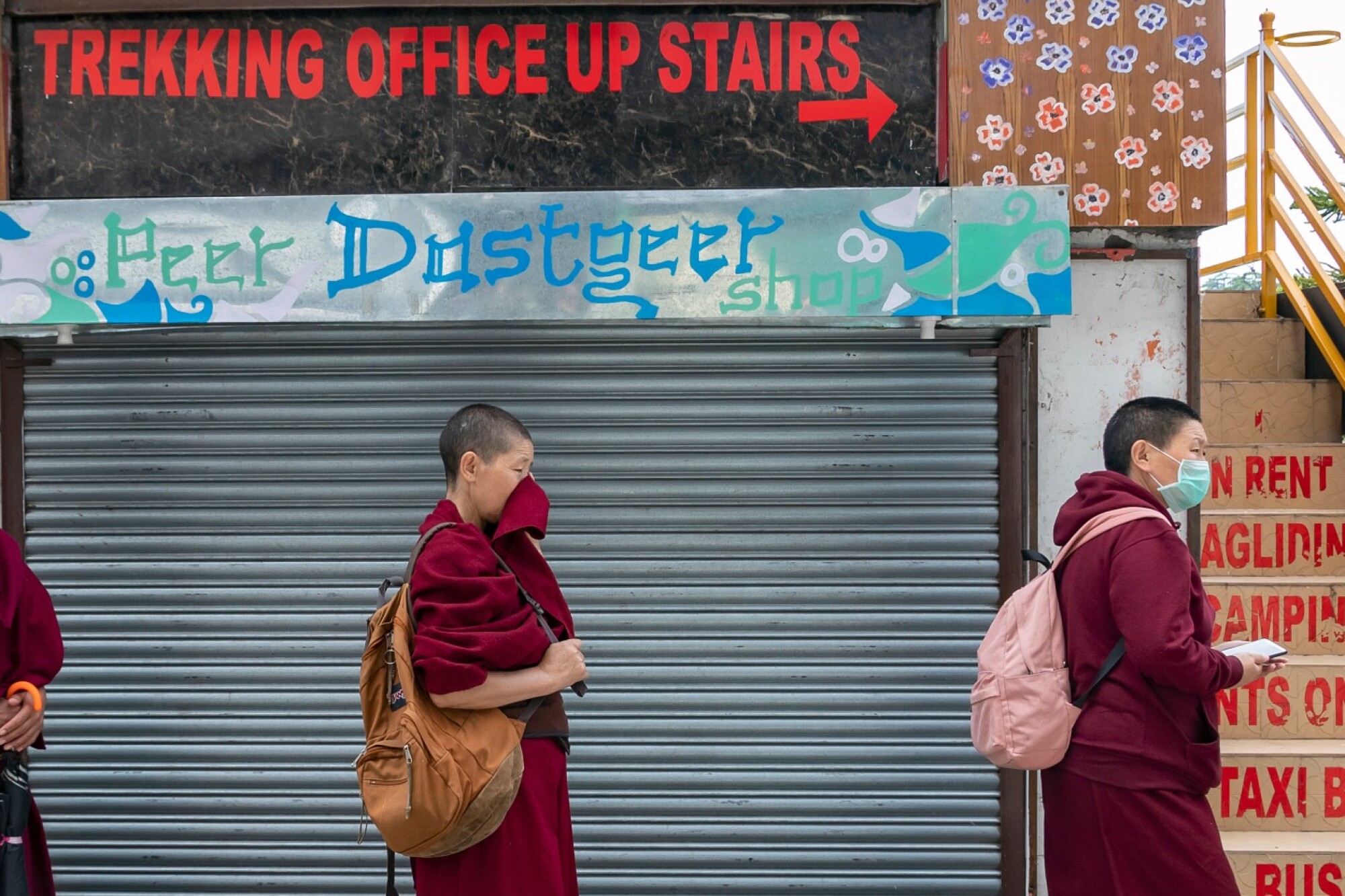 Tibetan Buddhist nuns in Dharmsala, India