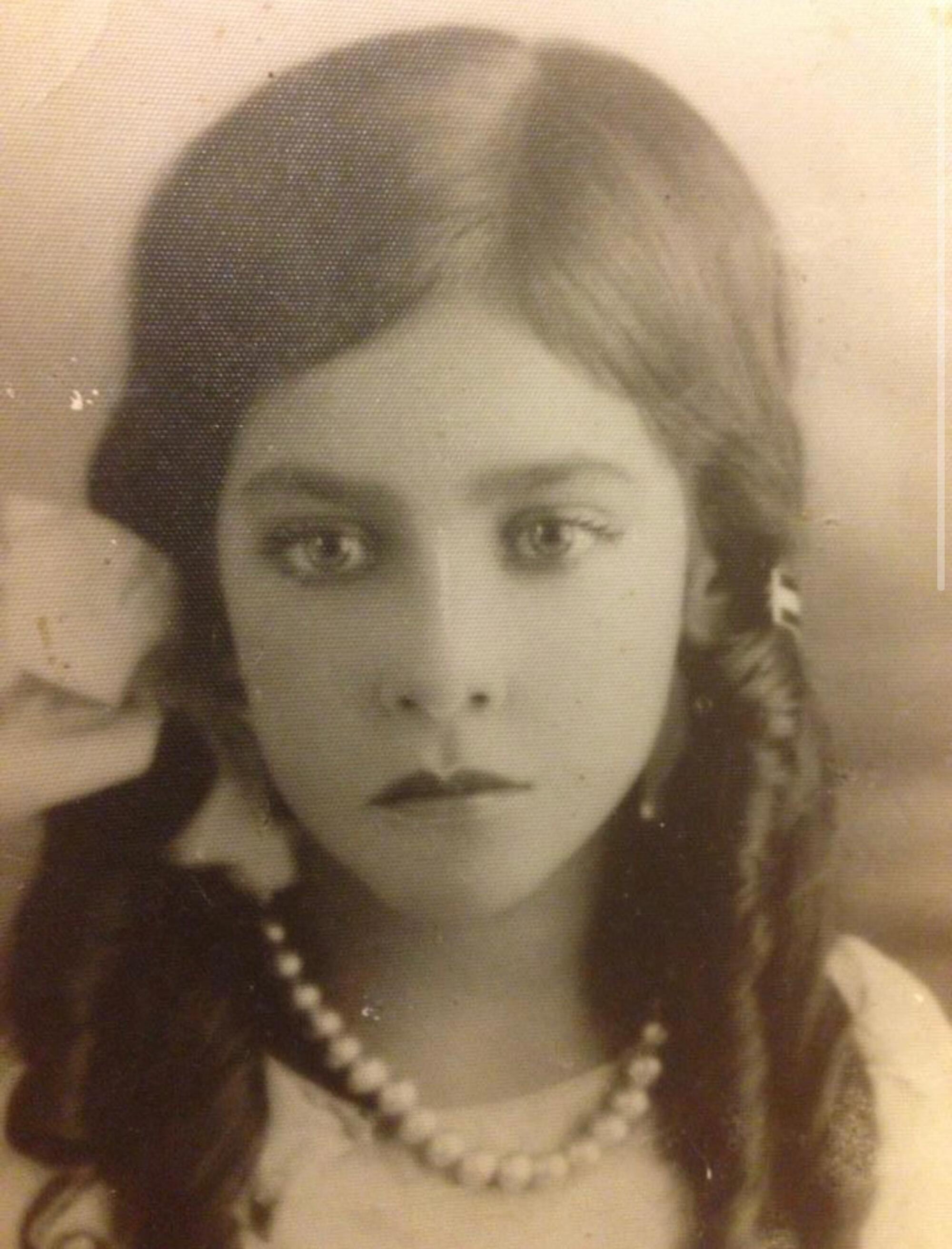 Maria Diaz when she was a youth in Mexico.