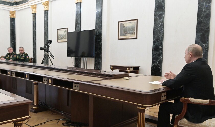 Russian President Vladimir Putin on Sunday.