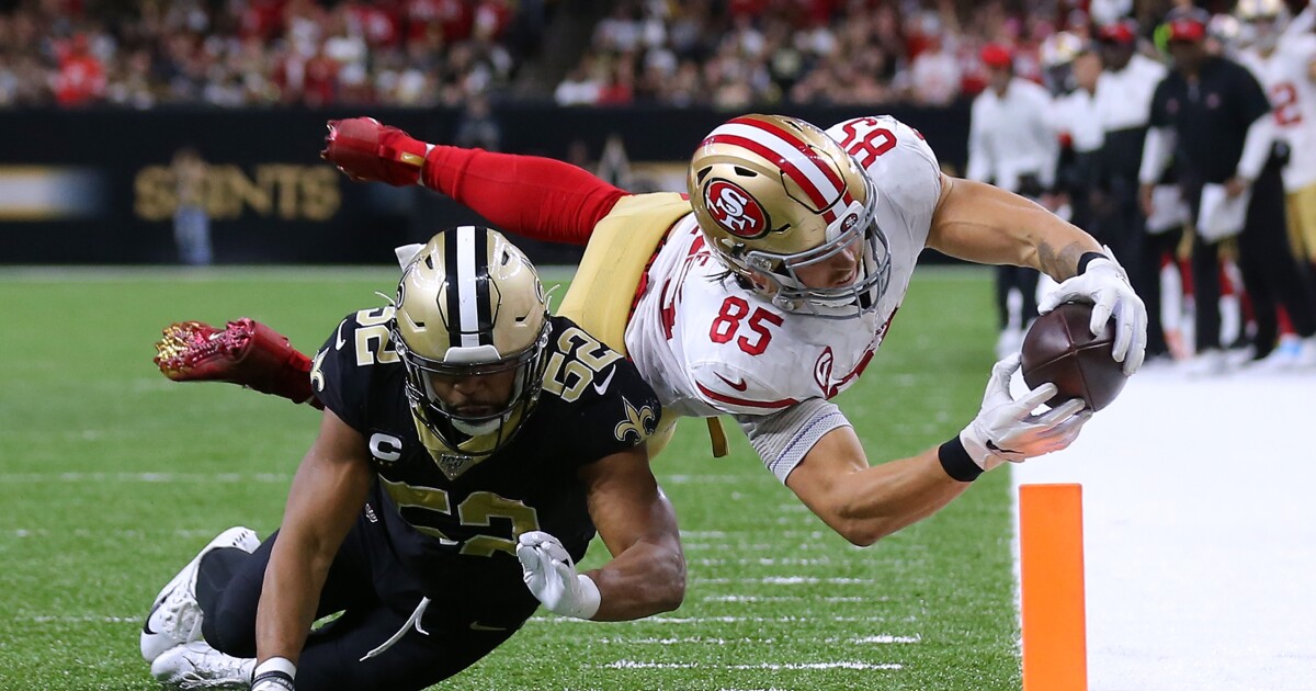 Nfl Roundup Jimmy Garoppolo Leads 49ers To Win Over Saints Los Angeles Times