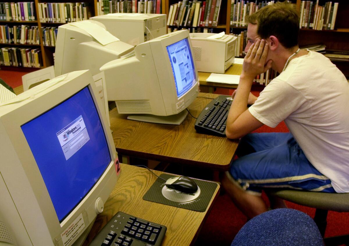 A blast from the past? Using the Internet at your public library may soon become passe as libraries in New York and Chicago will begin allowing patrons to check out Wi-Fi hot spots, as they would a book.